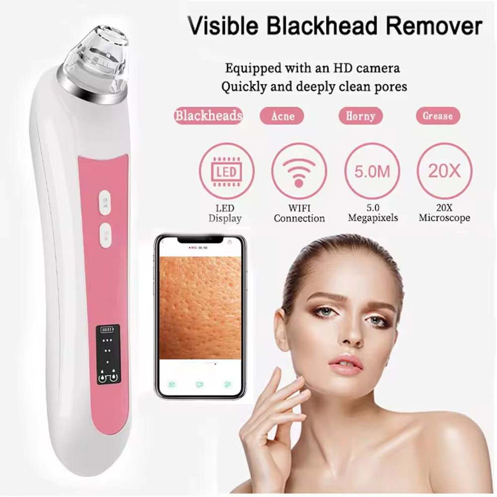 6 Heads Pore Cleaner Blackhead - Nasal Aspirator review and price