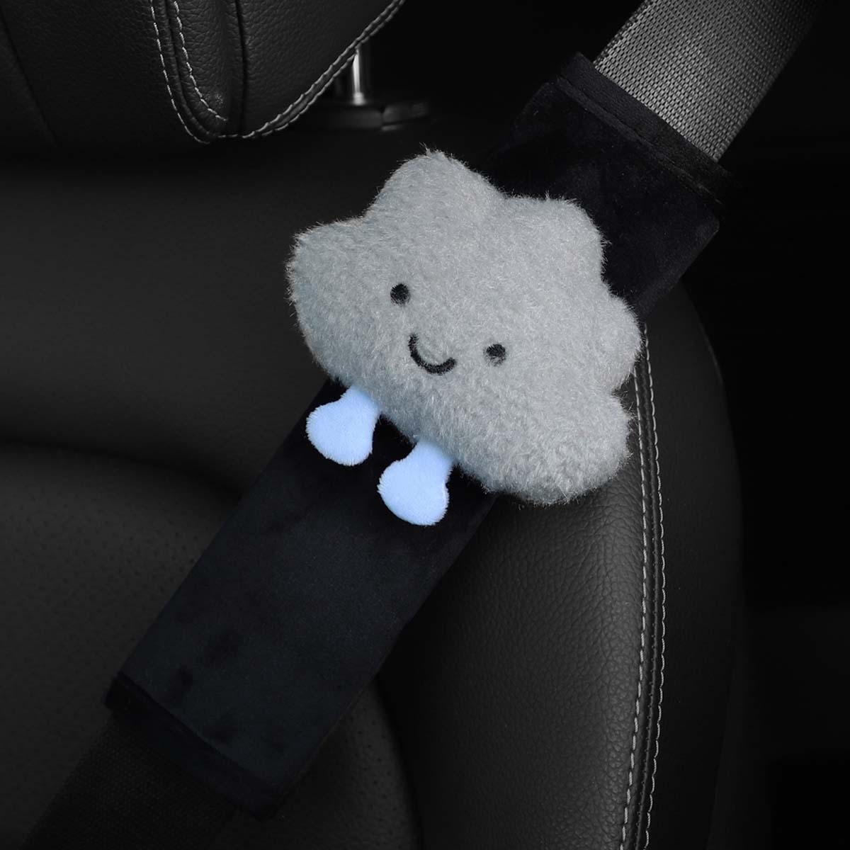 Cloud-Shaped Plush Car Shoulde - Infant Car Seat Cover review and price