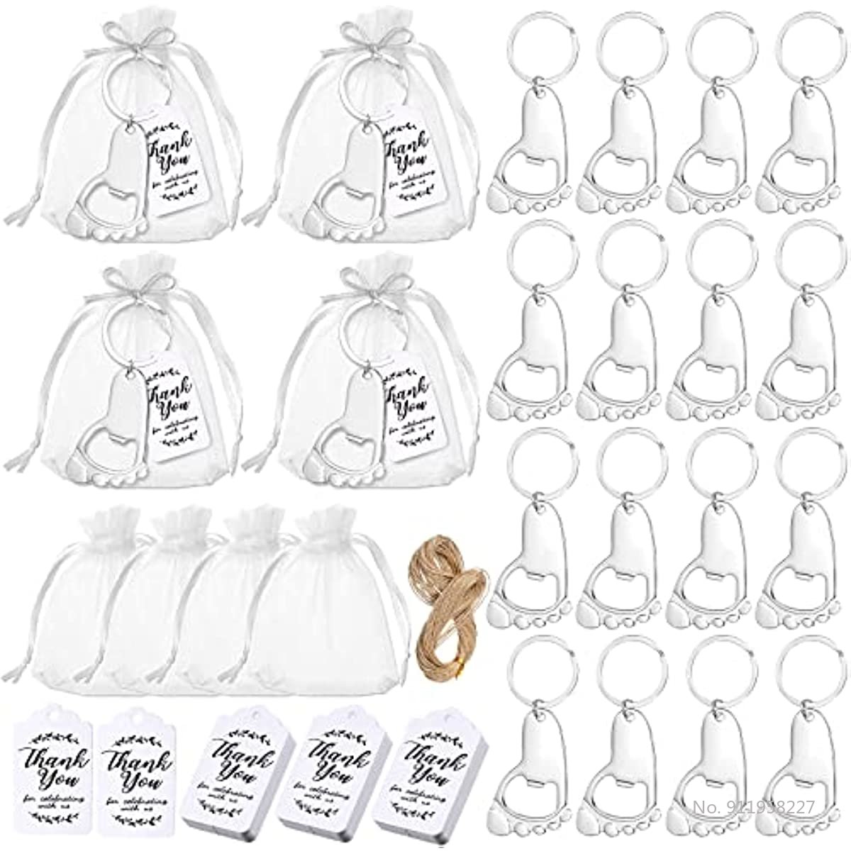 50-Piece Baby Footprint Key Ch - Zwitsal Baby Products review and price